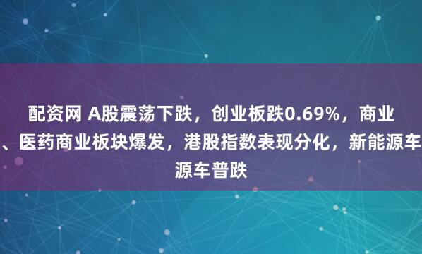 配资网 A股震荡下跌，创业板跌0.69%，商业航天、医药商业板块爆发，港股指数表现分化，新能源车普跌